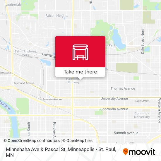Minnehaha Ave & Pascal St map