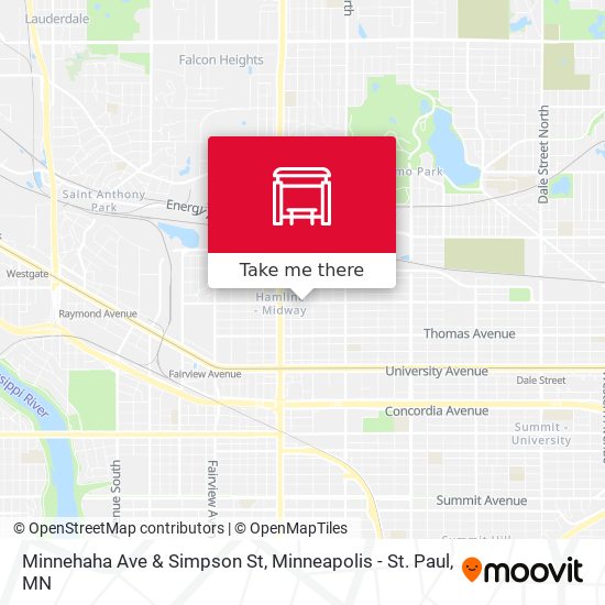 Mapa de Minnehaha Ave & Simpson St