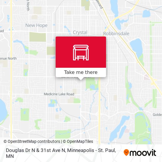 Douglas Dr N & 31st Ave N map