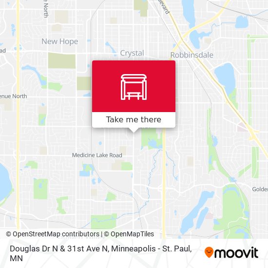Mapa de Douglas Dr N & 31st Ave N
