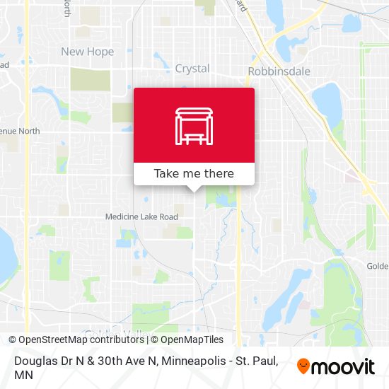 Mapa de Douglas Dr N & 30th Ave N
