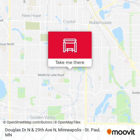 Douglas Dr N & 29th Ave N map