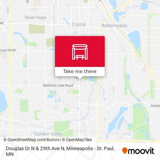 Mapa de Douglas Dr N & 29th Ave N