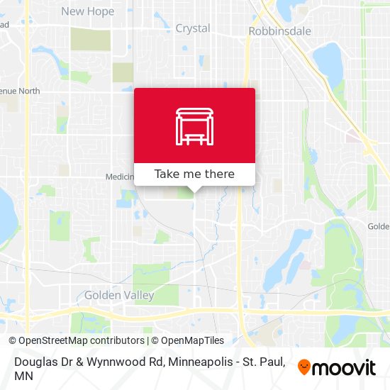 Douglas Dr & Wynnwood Rd map
