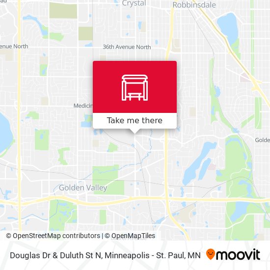 Douglas Dr & Duluth St N map