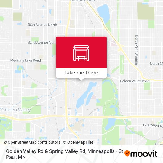 Mapa de Golden Valley Rd & Spring Valley Rd