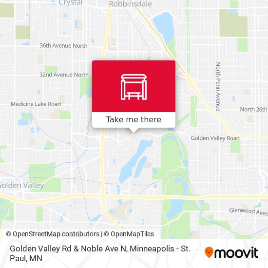 Golden Valley Rd & Noble Ave N map