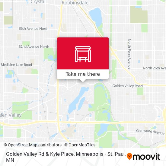 Golden Valley Rd & Kyle Place map