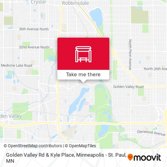 Mapa de Golden Valley Rd & Kyle Place