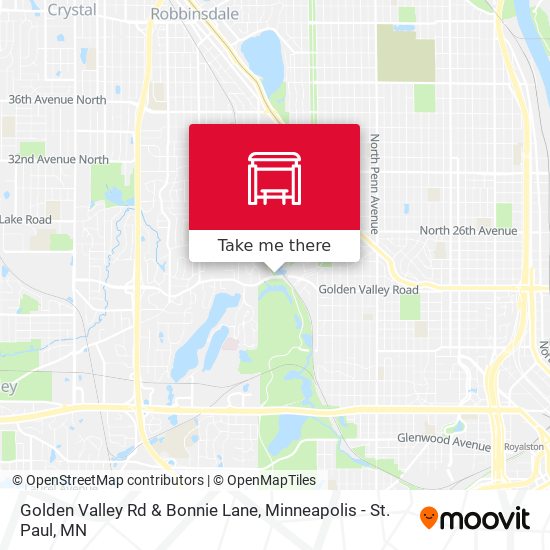 Golden Valley Rd & Bonnie Lane map