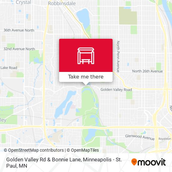 Golden Valley Rd & Bonnie Lane map
