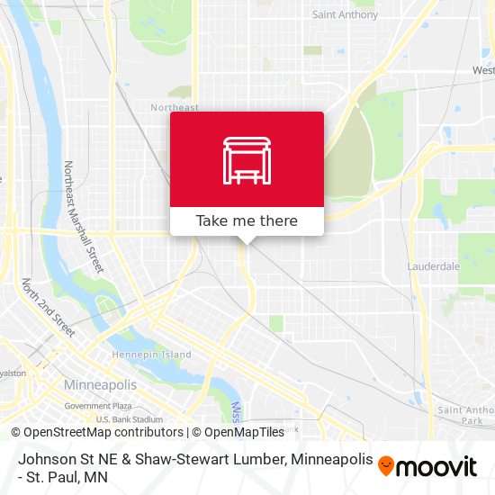 Mapa de Johnson St NE & Shaw-Stewart Lumber