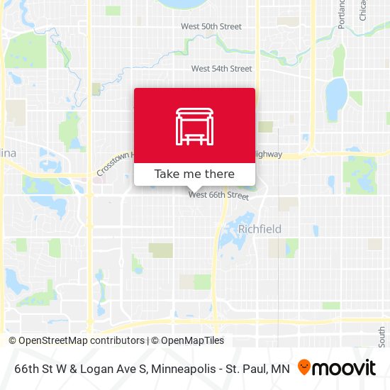 66th St W & Logan Ave S map