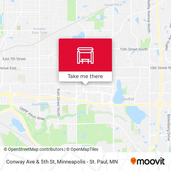Mapa de Conway Ave & 5th St