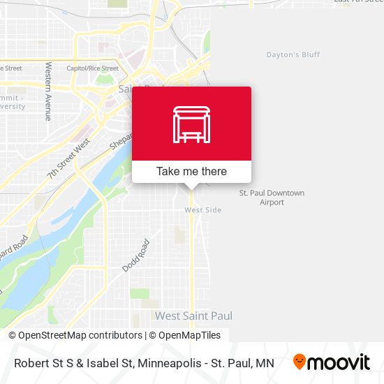 Mapa de Robert St S & Isabel St