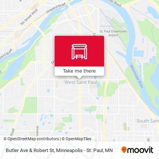 Mapa de Butler Ave & Robert St