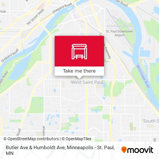 Butler Ave & Humboldt Ave map