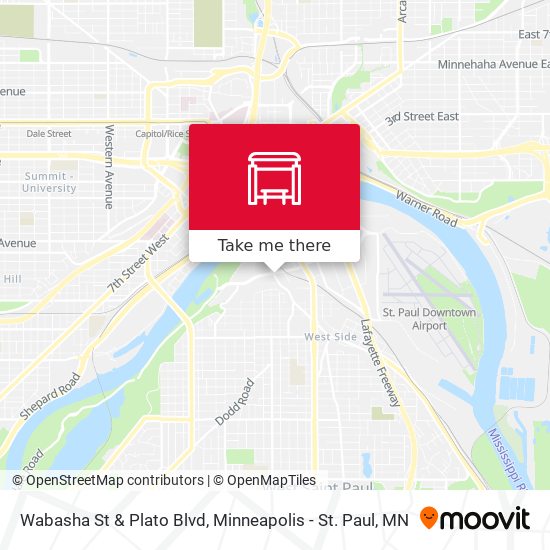 Wabasha St & Plato Blvd map