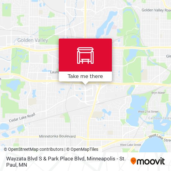 Wayzata Blvd S & Park Place Blvd map