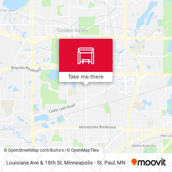 Mapa de Louisiana Ave & 18th St