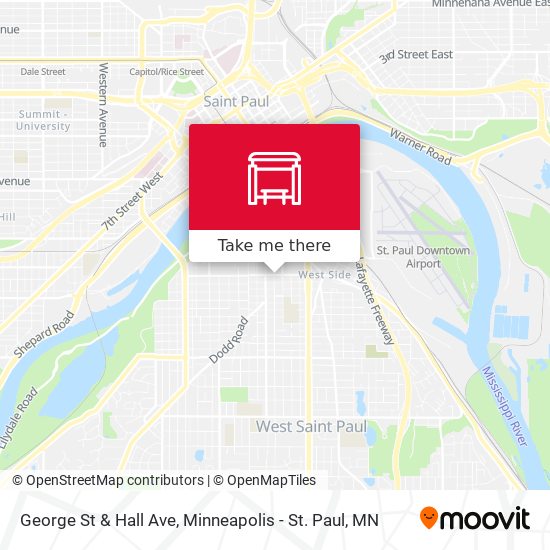 Mapa de George St & Hall Ave