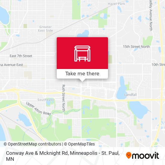 Conway Ave & Mcknight Rd map