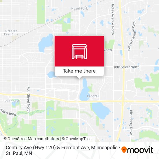 Mapa de Century Ave (Hwy 120) & Fremont Ave