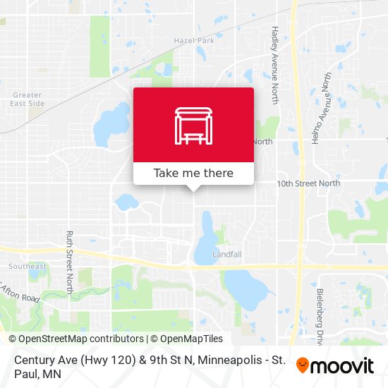 Mapa de Century Ave (Hwy 120) & 9th St N
