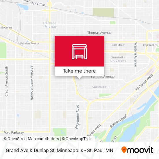 Grand Ave & Dunlap St map