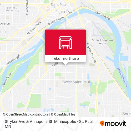 Stryker Ave & Annapolis St map
