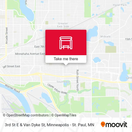 Mapa de 3rd St E & Van Dyke St