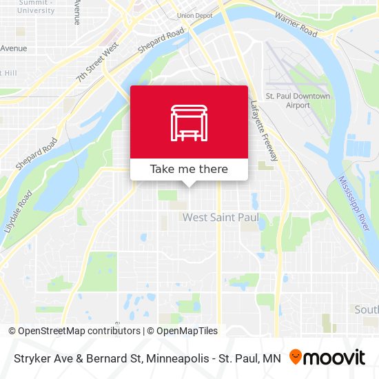Mapa de Stryker Ave & Bernard St