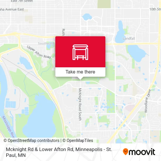 Mapa de Mcknight Rd & Lower Afton Rd