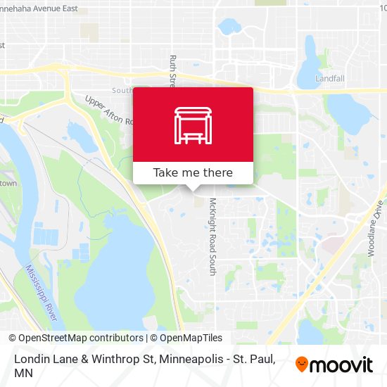 Mapa de Londin Lane & Winthrop St