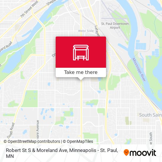 Mapa de Robert St S & Moreland Ave