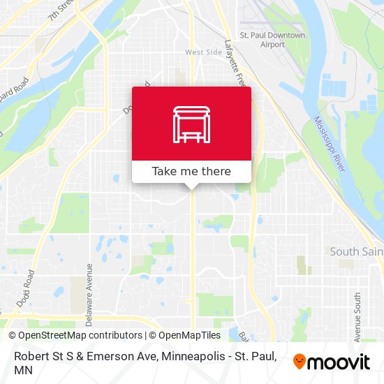 Robert St S & Emerson Ave map