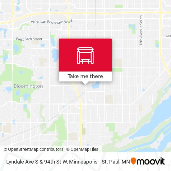 Mapa de Lyndale Ave S & 94th St W