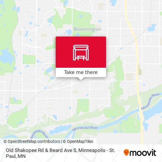 Old Shakopee Rd & Beard Ave S map