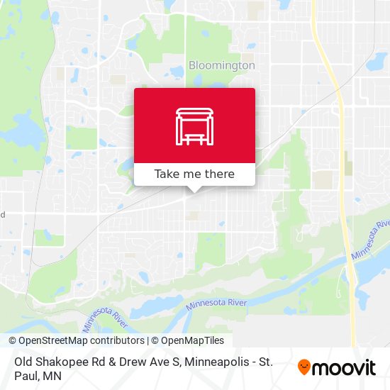 Mapa de Old Shakopee Rd & Drew Ave S