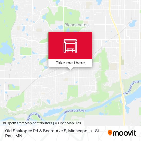 Old Shakopee Rd & Beard Ave S map
