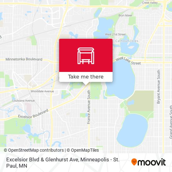 Mapa de Excelsior Blvd & Glenhurst Ave