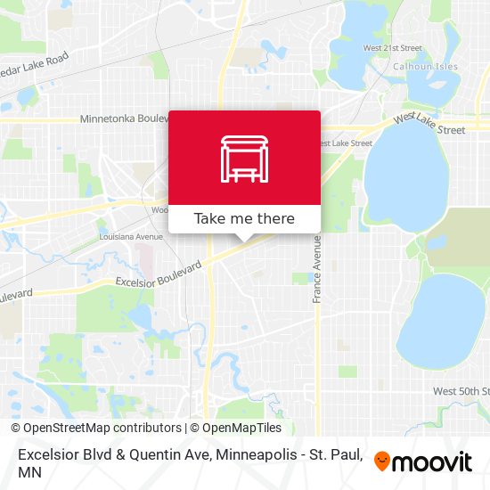 Excelsior Blvd & Quentin Ave map