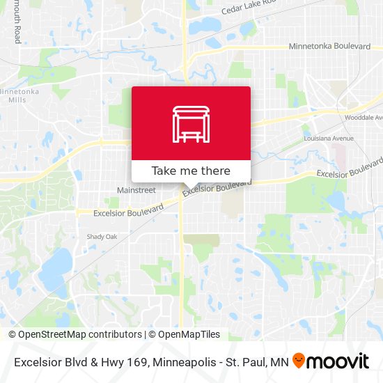 Mapa de Excelsior Blvd & Hwy 169
