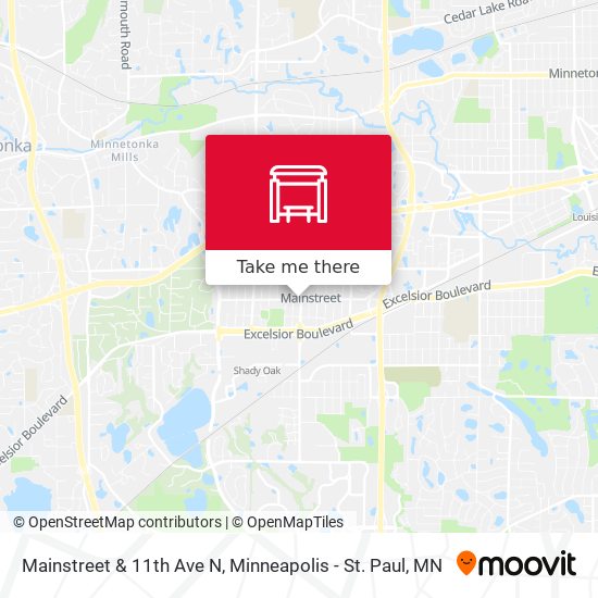 Mapa de Mainstreet & 11th Ave N