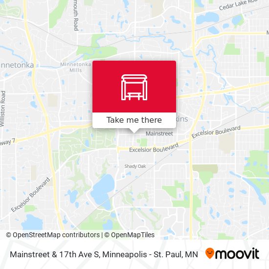 Mapa de Mainstreet & 17th Ave S
