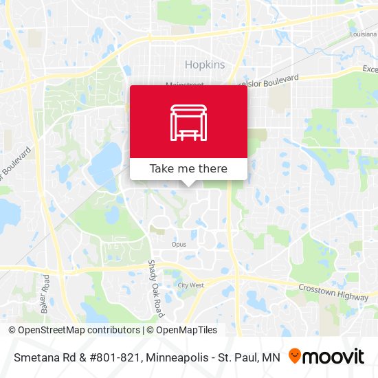 Mapa de Smetana Rd & #801-821