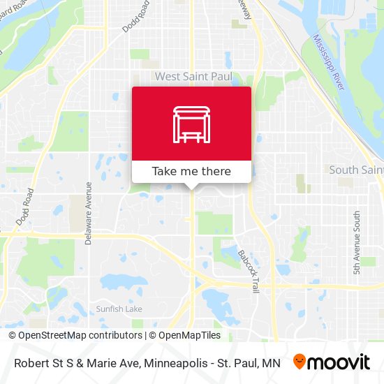 Mapa de Robert St S & Marie Ave