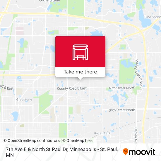 7th Ave E & North St Paul Dr map
