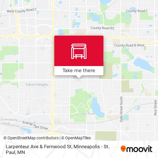Larpenteur Ave & Fernwood St map