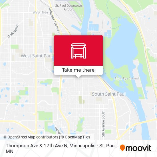 Mapa de Thompson Ave & 17th Ave N